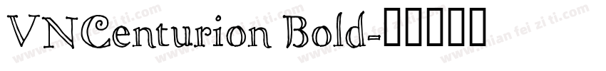 VNCenturion Bold字体转换
